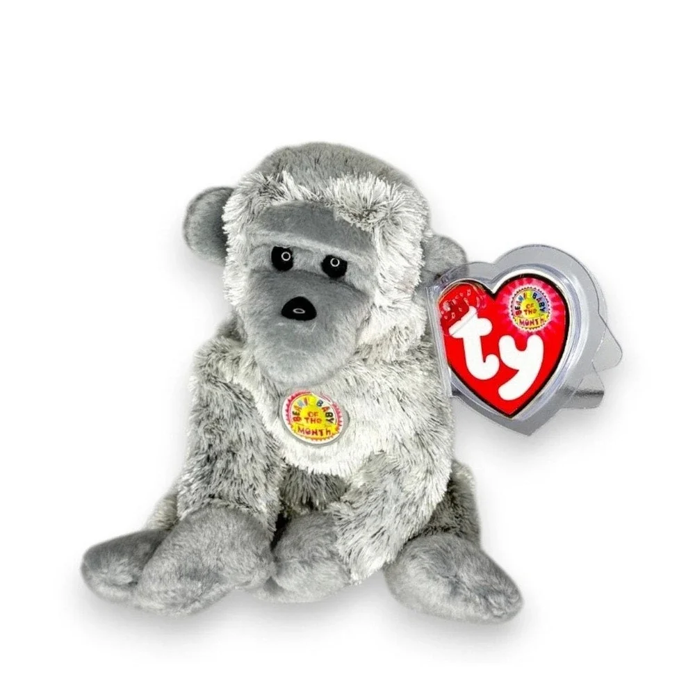 Virunga the Gorilla | Gentle Mountain Guardian | Mint Heart Tag TY Beanie‎ Baby